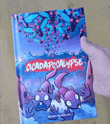 a GIF showing the spot gloss on the cover